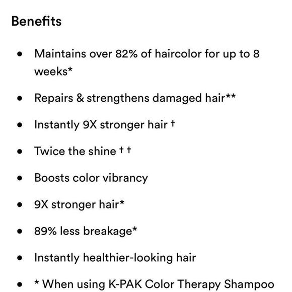 $6❤️‍🔥 Joico K-PAK Color Therapy Luster Lock Instant Shine Repair Treatment 🔒 - Picture 4 of 6